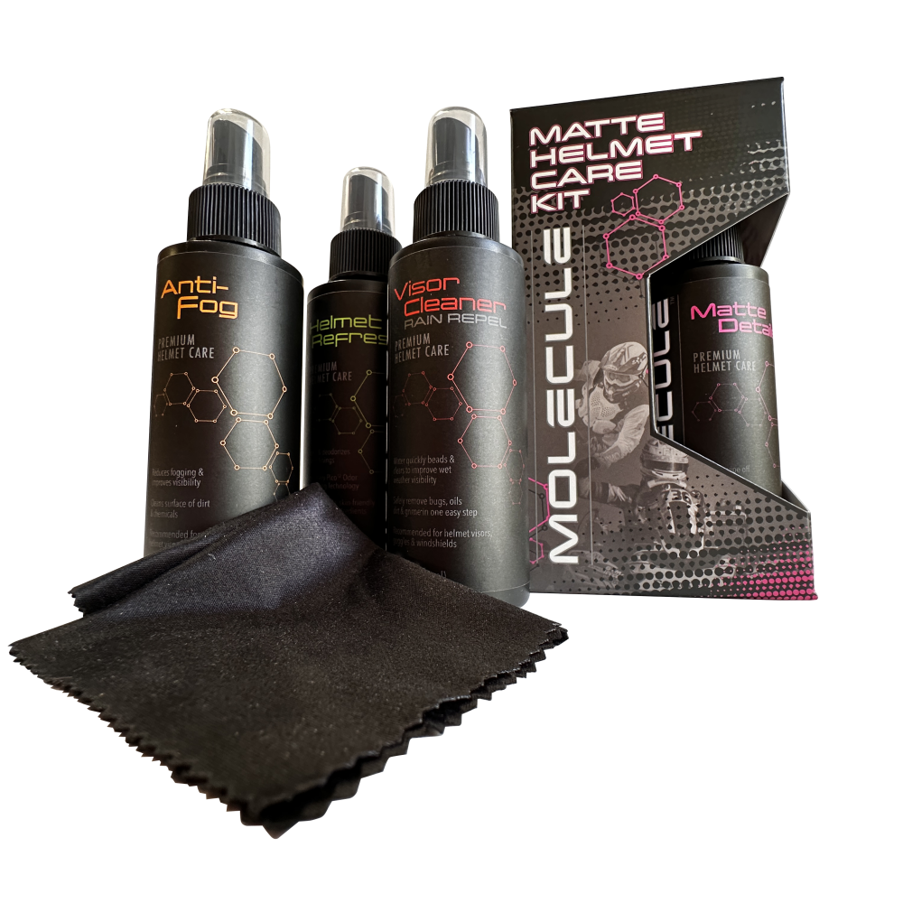 Molecule Matte Helmet Care Kit